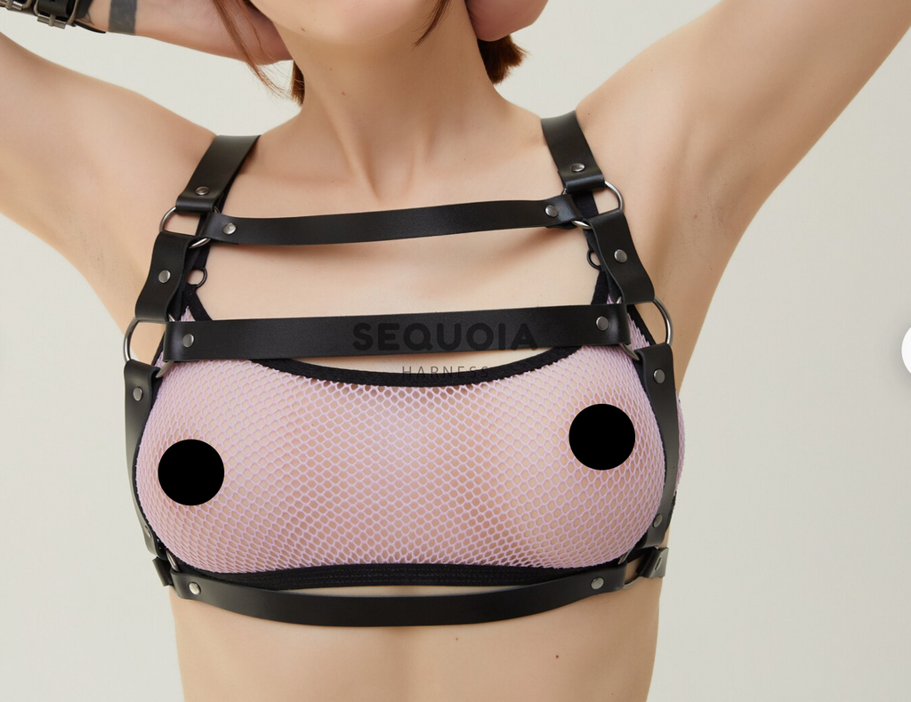 chest leather harness