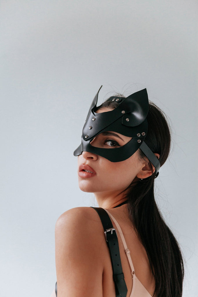 leather catmask