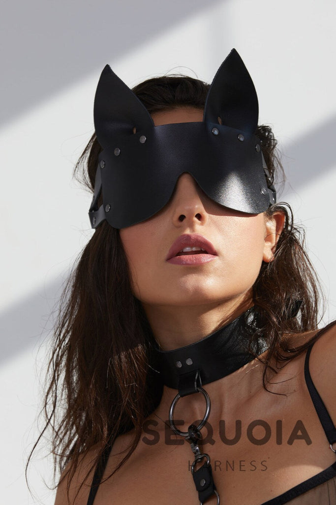 cat mask blindfold