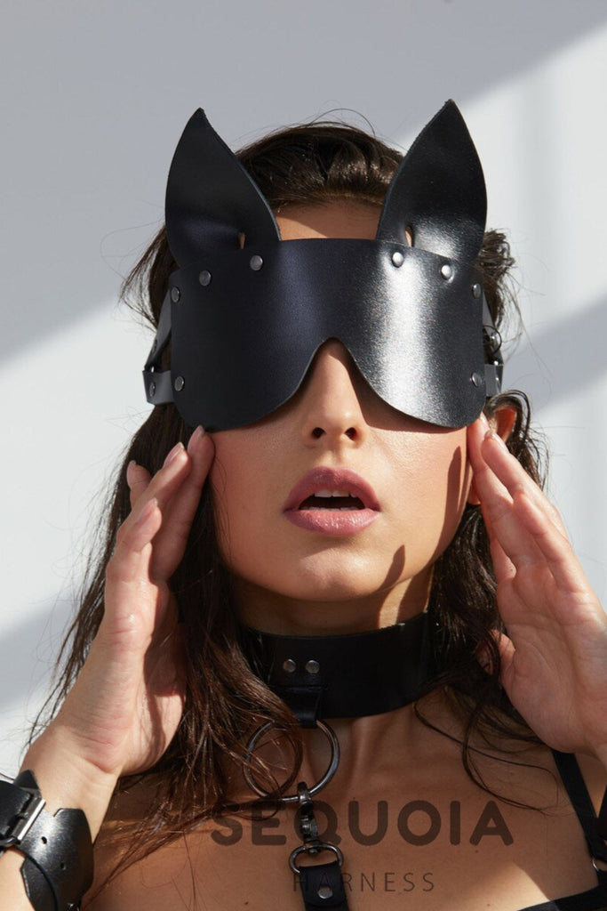cat mask blindfold