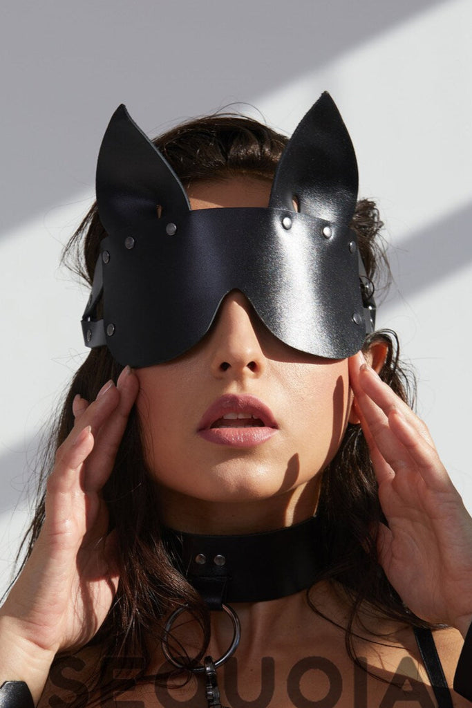 cat mask blindfold