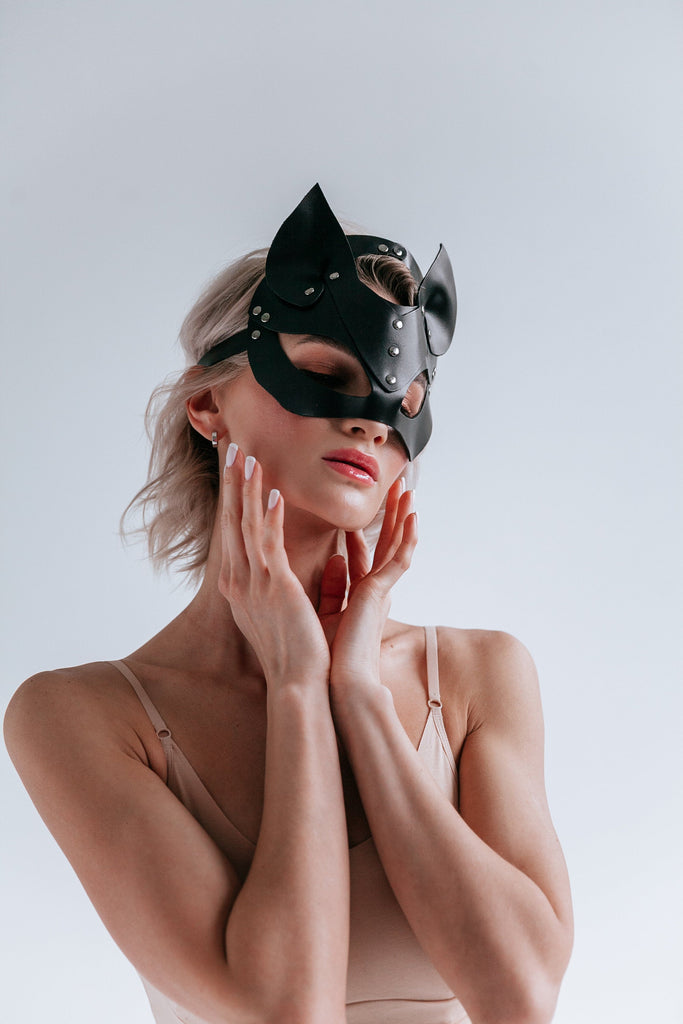 leather catmask
