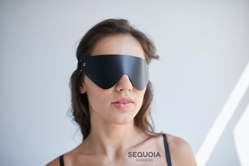 leather blindfold