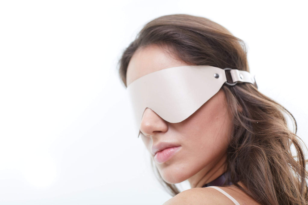 leather blindfold